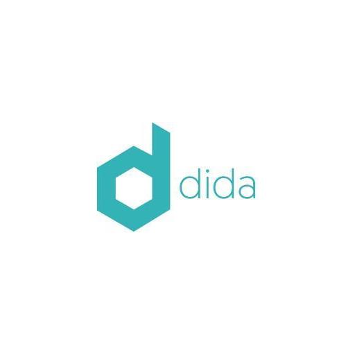 KI_Park Ein Logo mit dem Wort „dida“, das ein innovatives KI-Netzwerk repräsentiert.