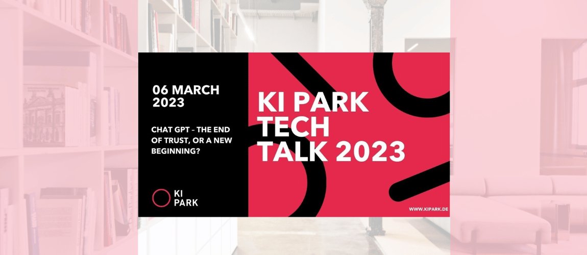 KI_Park Besuchen Sie uns beim Ki Park Tech Talk 2023 für einen exklusiven KI-Workshop. Entdecken Sie das Innovationsökosystem und vernetzen Sie sich mit den führenden Experten im KI-Netzwerk.
