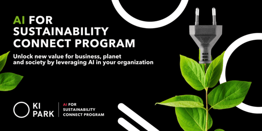 KI_Park KI für Nachhaltigkeit durch das AI Ecosystem Connect-Programm.
